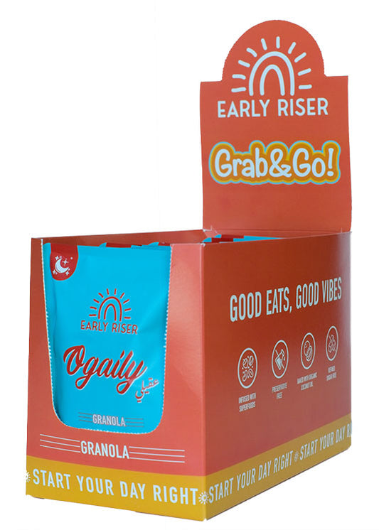 Early Riser Authentic Ogaily Granola With Saffron And Cardamom - 10 Sachets Box