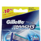Gillette Mach 3 Turbo Cartridge - 4 Pieces For Durable And Smooth Performance