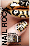 Beauty Rock Nail Wraps Gold Black Silver Nr027 For Stunning Nail Art