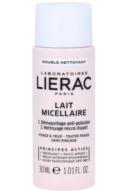 Lierac Mini Double Cleanse Micellar Milk 30ml - Gentle, Hydrating Skin Cleanser