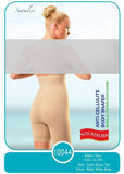 New Night Body Shaper مضاد للسيلوليت بدون خياطة مريح خصر عالي L أبيض