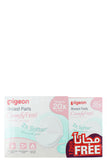 Pigeon Comfyfeel Disposable Breast Pads - Ultra-absorbent, Soft Fabric, Contoured Shape, 36 Pads + 12 Free
