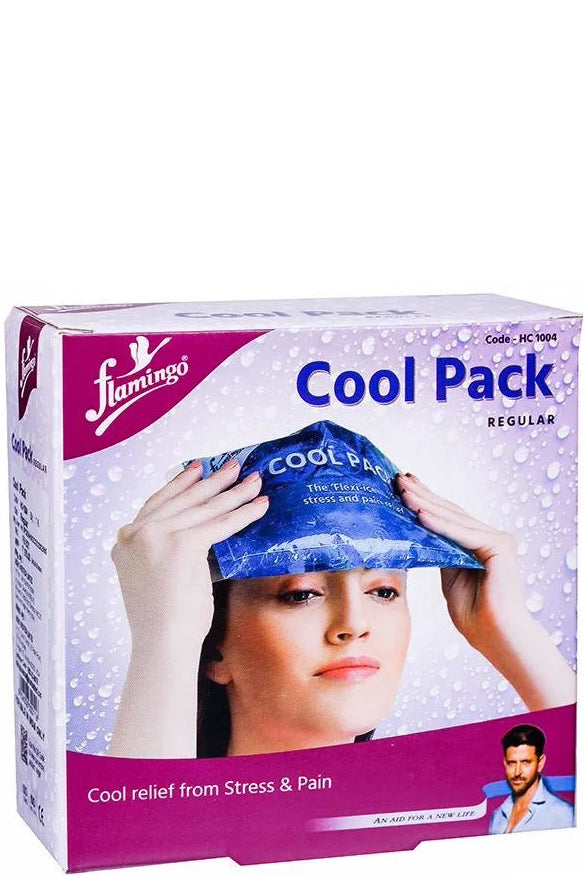 Flamingo Cool Pack Regular Leak-resistant Gel Pack For Instant Cooling Relief And Muscle Recovery