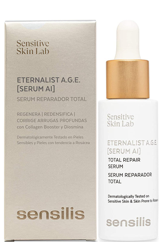 Sensilis Eternalist Total Repair Serum Anti-glycation Redensifying Formula 30ml With Collagen Booster And Growth Factors