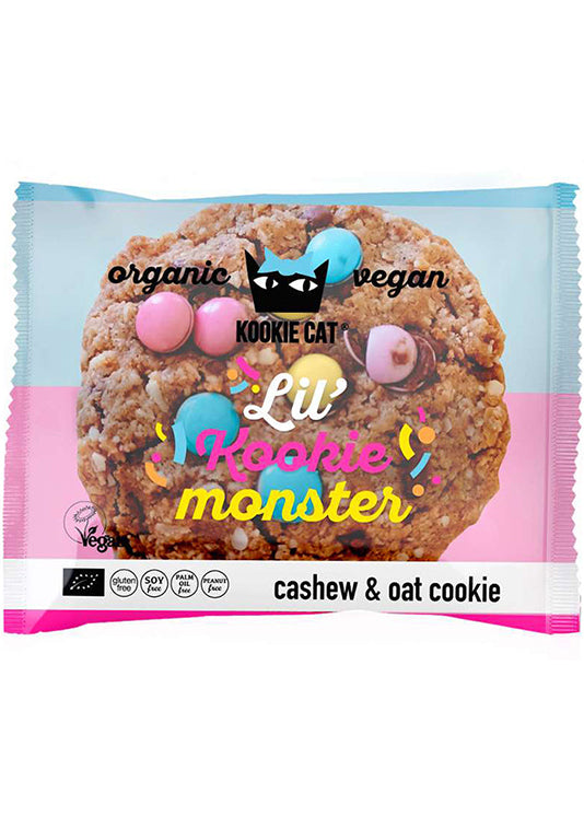 Smart Organics Cookie With Vanilla & Choco Candies - Vegan & Gluten-free, 50g