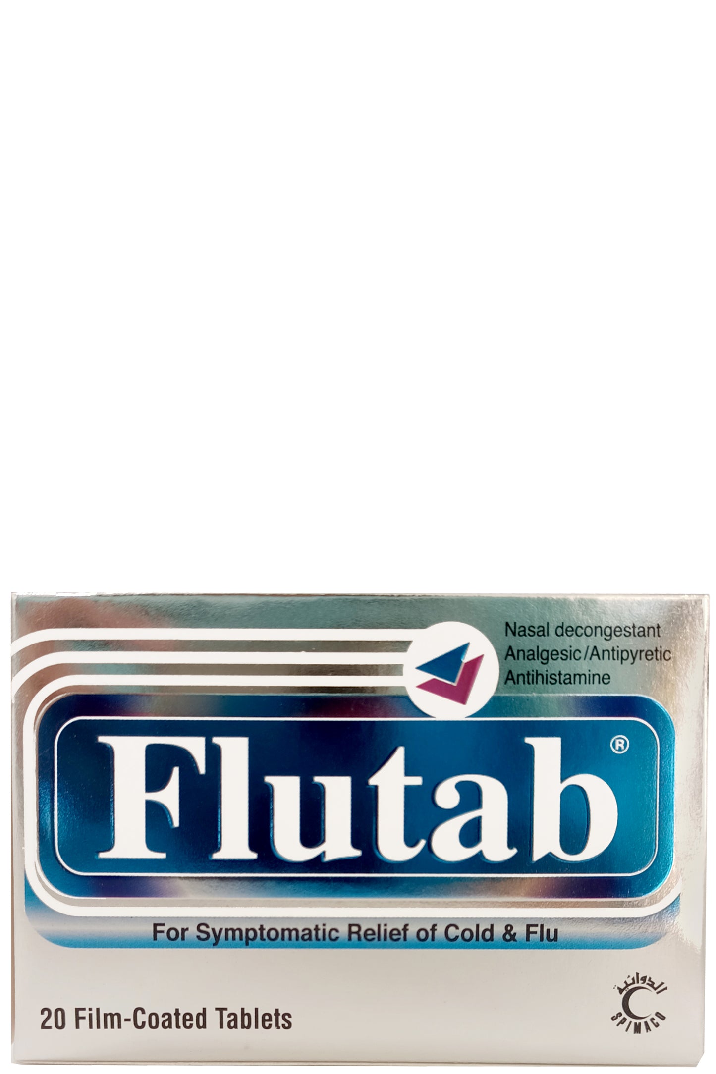 Flutab 500 Mg/25 Mg/30 Mg, 20 Film-coated Tablets, Blister Pack