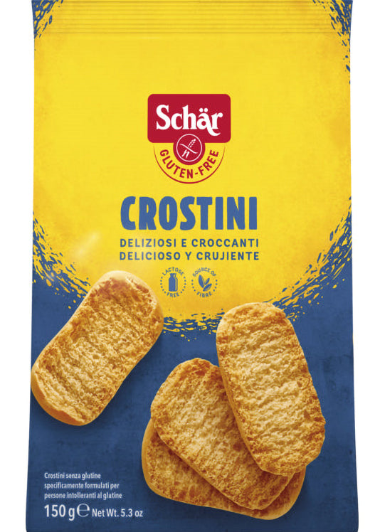 Dr. Schär Crostini Crispbread Rolls 150g With Olive Oil And Herbs Gluten-free