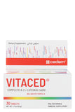 Vitaced, Complete A-z Multivitamin & Mineral Supplement For Immune Support & Energy Boost With Lutemax 2020 & Coenzyme Q10, 30 Tablets