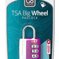 Go Travel Tsa Big Wheel Luggage Lock - Large Dial Combination With Easy Read Dials, Tsa Accepted, Customizable Code