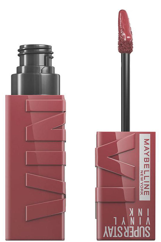 أحمر شفاه Maybelline Superstay Vinyl Ink Lipcolor 40 Witty – لون فينيل بلمسة جريئة، لمعان يدوم طويلًا
