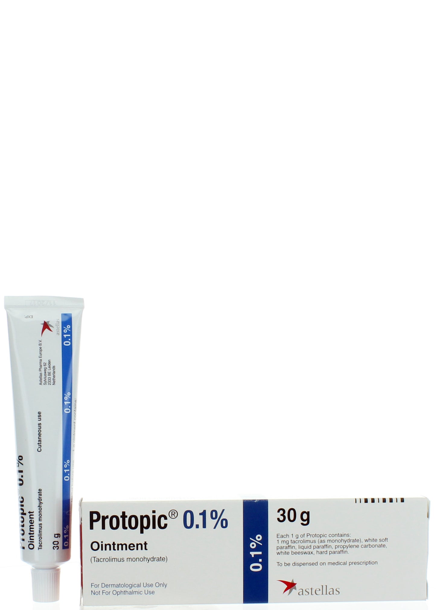 Protopic 0.1% W/w, 60 G Ointment, Tube