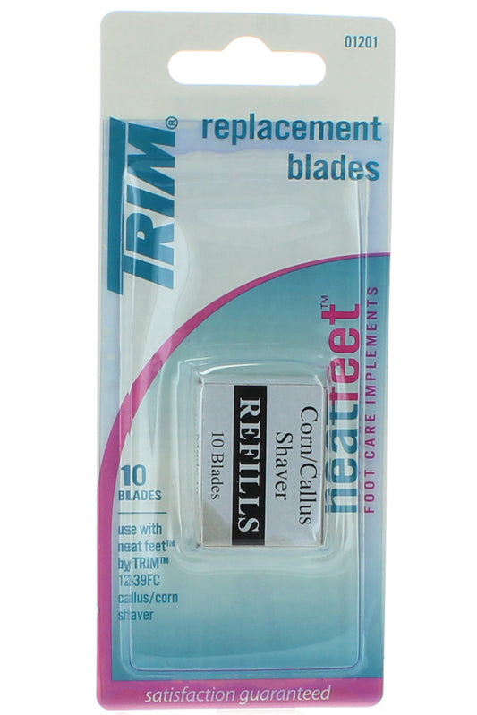 شفرات بديلة لمبشرة القدم Trim Callus الفولاذ المقاوم للصدأ المتين للعناية المثلى بالقدمين