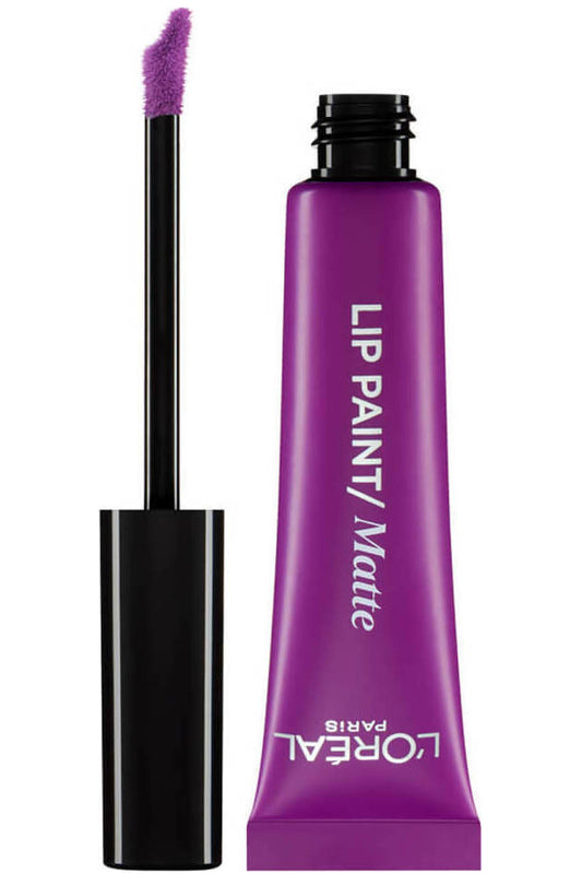 L'oreal Paris Infallible Matte Lip Paint 207 Wuthering Purple - ألوان جريئة فريدة مع أداة تطبيق دقيقة
