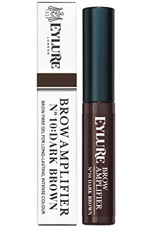 Eylure Brow Amplifier بني داكن - جل ألياف لحواجب أكثر كثافة ويدوم طويلاً