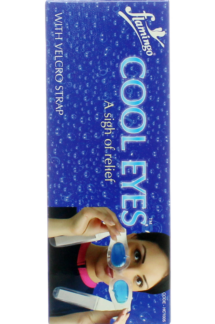 Flamingo Cool Eyes Eye Mask For Strain Relief With Cooling Gel - Lightweight & Contoured Design