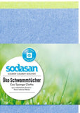 Sodasan Sponge Cloths - Washable, Durable, 2 Pieces