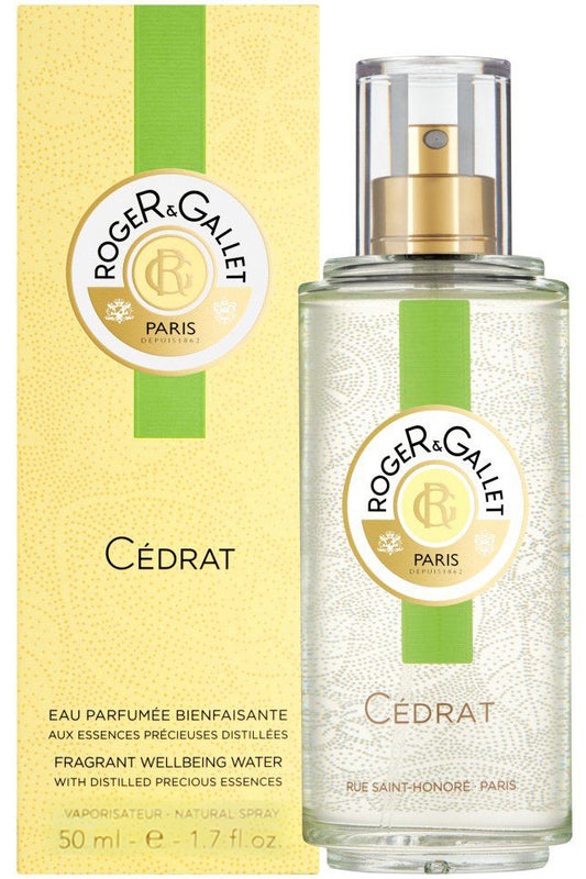Roger And Gallet Cédrat ماء عطر منعش بخلاصة الحمضيات والأرز 50 مل – خلاصة منعشة