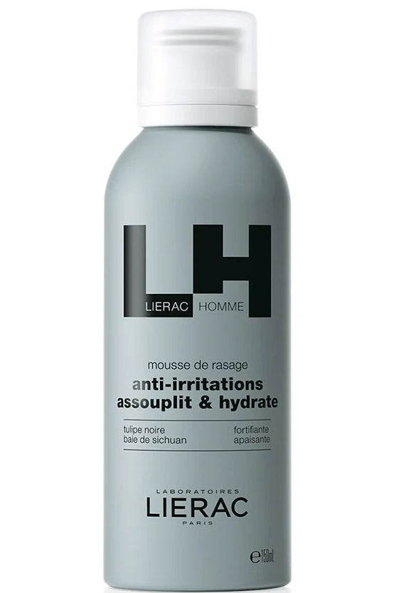 Lierac Men Shaving Foam 150ml - Anti-irritation, Softening, And Moisturizing