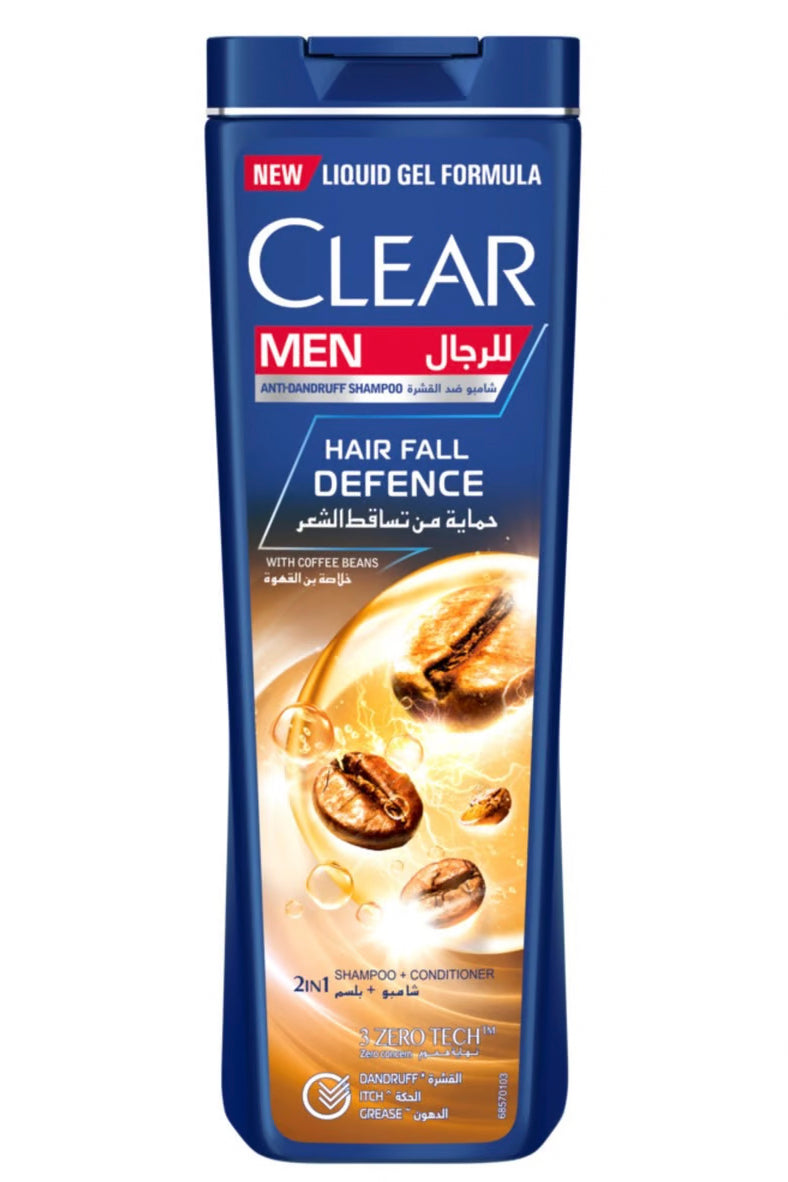 Clear Shampoo Hair Fall Defense 400ml – Strengthens Hair From Root To Tip
