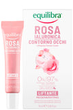 Equilibra Hyaluronic Rose Lifting Eye Contour Cream For Youthful, Hydrated Skin With Rosa Damascena Extract And Sesame Seed Active - 15ml