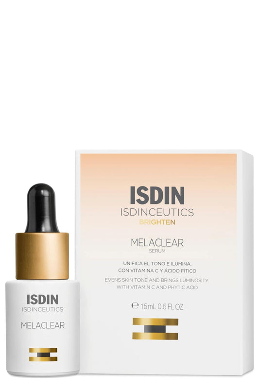 Isdin Ceutics Melaclear Serum لتفتيح البشرة وعلاج فرط التصبغ بفيتامين ج وحمض الفيتيك 15 مل