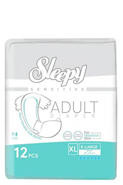 حفاضات للكبار للنوم للبشرة الحساسة صديقة للبيئة كبيرة جدًا عالية الامتصاص