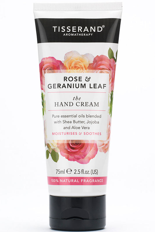 Tisserand Rose Geranium Hand Cream With Calendula Extract 75ml