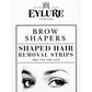 Eylure Brow Shaper - شرائح الشمع البارد المقطوعة مسبقًا للحصول على مظهر مثالي