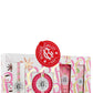 مجموعة هدايا الكريسماس Roger And Gallet Rose 2023 - عناية فاخرة للجسم بروائح الأزهار مع اليوسفي والورد الدمشقي والمسك - ماء معطر 30 مل، صابون 100 غرام، لوشن 50 مل، كريم يدين 30 مل