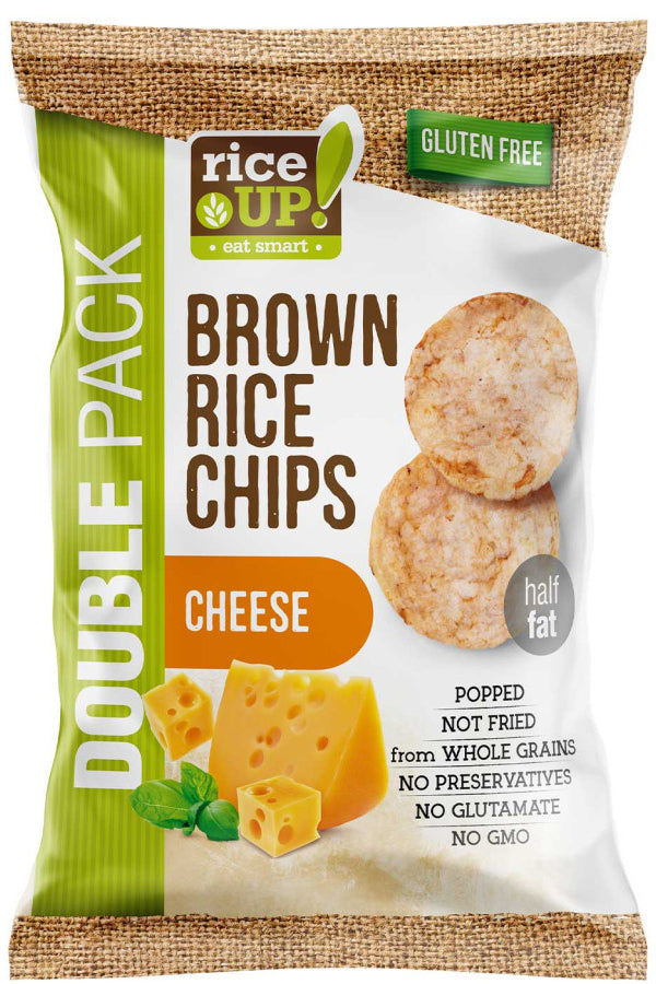 Rice Up Rice Chips Gluten-free Non-fried Cheese Flavor 100g Wholegrain Goodness