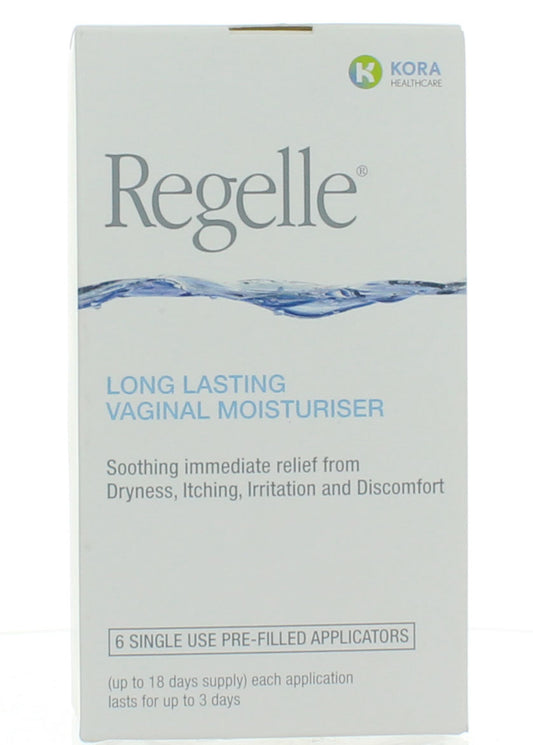 Regelle 6.5 جم، 6 أدوات تطبيق مهبلية مملوءة مسبقًا