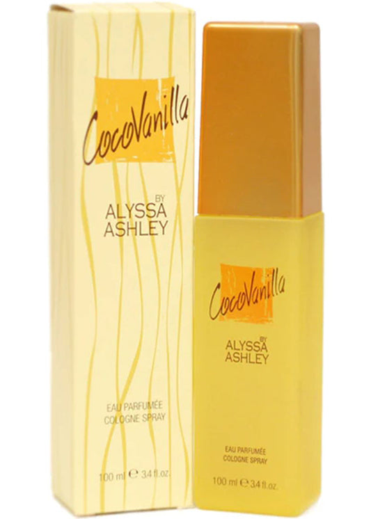 Alyssa Ashley Cocovanilla ماء تواليت بخاخ معطر بجوز الهند والفانيليا المريح بعبوة 100 مل 3.4 أوقية سائلة