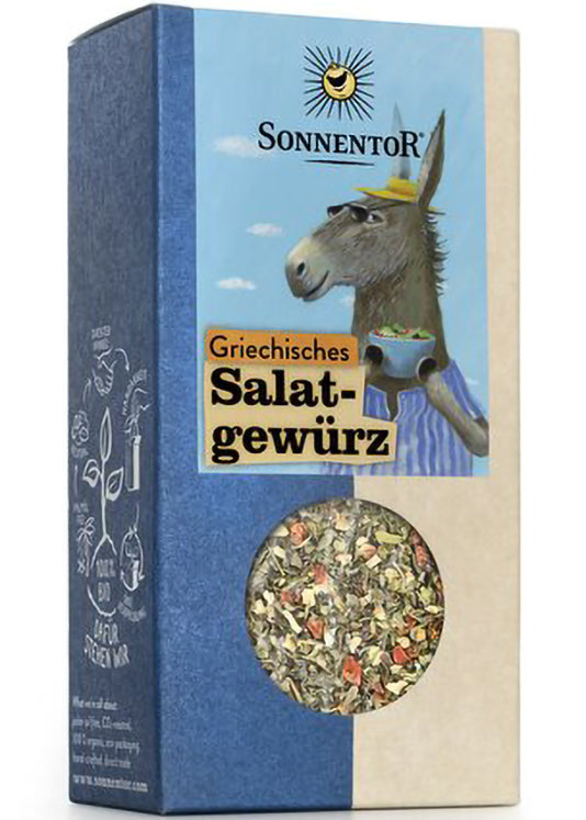Sonnentor Greek Salad Seasoning With Mediterranean Herbs 35g