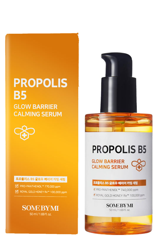 Somebymi Propolis B5 Glow Barrier Serum - 73% Propolis, Green Tea & Cica For Radiant, Hydrated Skin - 30ml