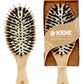 Kent Vented Oval Cushion Brush - Quick Drying & Root Volume For All Hair Types - Comfortable Grip & Vented Design