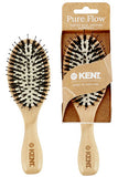 Kent Vented Oval Cushion Brush - Quick Drying & Root Volume For All Hair Types - Comfortable Grip & Vented Design