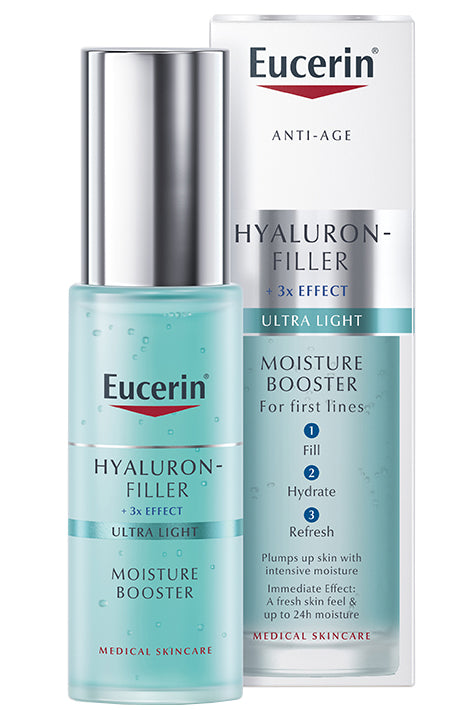 Eucerin Hyaluron Filler Moisture Booster مع حمض الهيالورونيك المزدوج - 30 مل