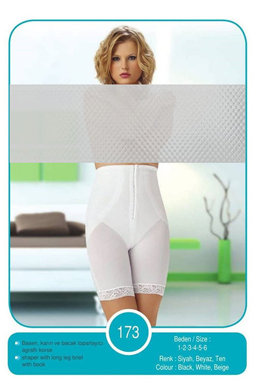 كورسيه سروال ليلي جديد لعلامات التمدد مريح وداعم مع قماش يسمح بالتهوية، المقاس: S، اللون: أبيض