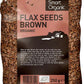 Smart Organics Organic Brown Flax Seeds 250g - High In Protein, Fiber, And Omega-3 Fatty Acids