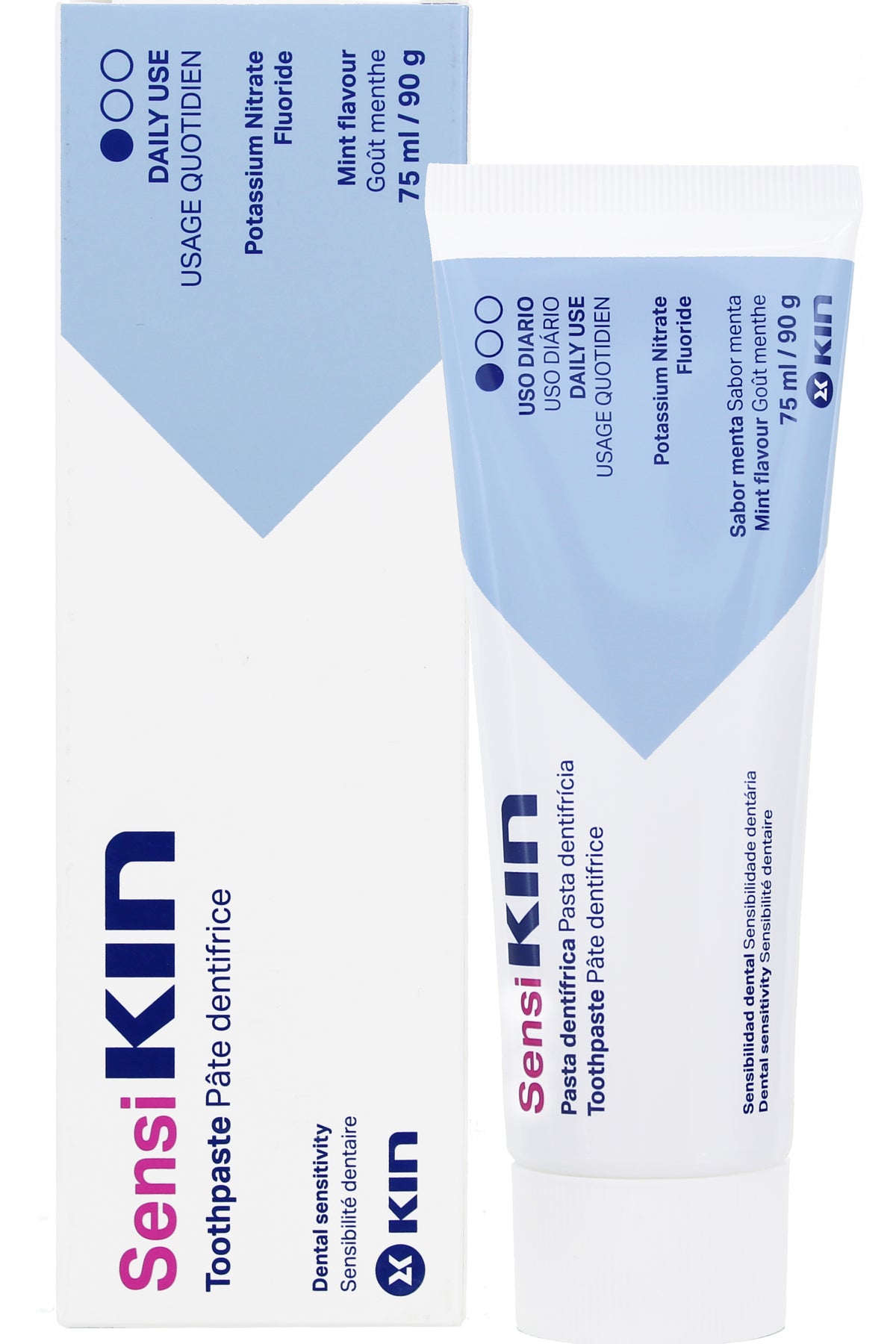 Kin Acivital Toothpaste Kin Sensikin Toothpaste Enamel Protection For Sensitive Teeth With ...
