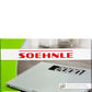 ميزان شخصي رقمي Soehnle Style Sense Comfort 600 بشاشة LCD مضيئة، سعة 200 كجم، تصميم مضاد للانزلاق، عمر بطارية طويل