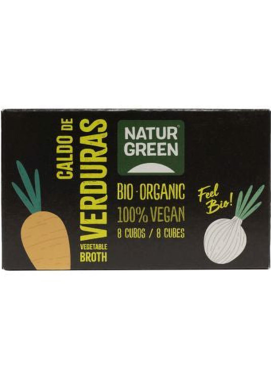 Naturgreen Broth Cubes Vegetables Bio - Organic & Msg-free, 84g