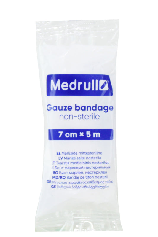 Medrull ضمادات شاش غير معقمة 5 × 7 سم