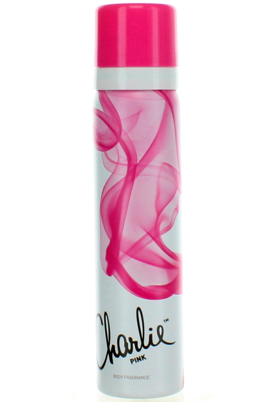 Charlie Pink Body Spray رذاذ منعش برائحة الفواكه الحمراء واليوسفي 75 مل