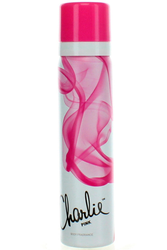 Charlie Pink Body Spray رذاذ منعش برائحة الفواكه الحمراء واليوسفي 75 مل
