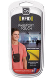 Go Travel Rfid Passport Pouch Neck Pouch For Identity Protection Lightweight Adjustable Strap Compact Design