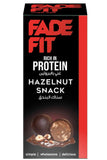 Fade It Protein Hazelnut Snack Bar - High Protein, Low Sugar, Keto-friendly Treat - 30g Dark Chocolate Indulgence